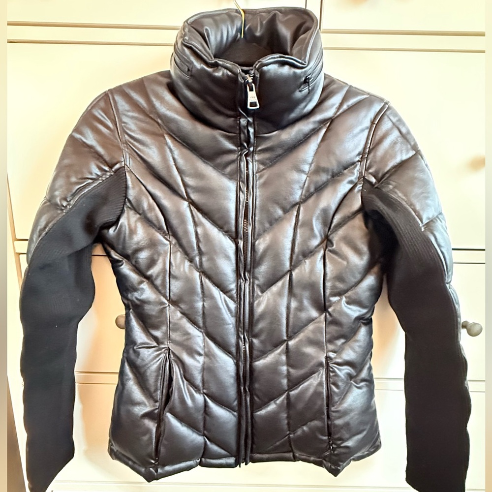 Steve Madden Black Quilted Puffer Jacket